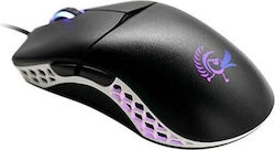 Ducky Feather RGB Gaming Mouse Μαύρο / Λευκό