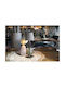 Securit Metall Tischlampe LED mit Gray Schirm und Schwarz Basis