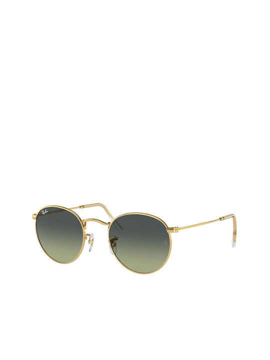 Ray Ban Sonnenbrillen mit Gold Rahmen und Grün Verlaufsfarbe Linse RB3447 001/BH