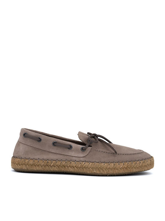 Wildleder Herren Mokassins in Gray Farbe