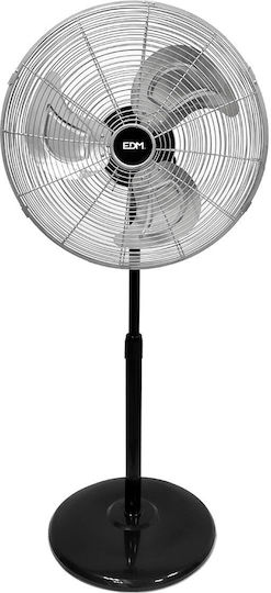 EDM Grupo Pedestal Fan 80W Fan Diameter 50cm Black
