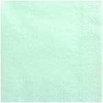 Partydeco Paper napkins 3 sheets 33x33cm 20pcs Mint