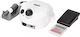 Activeshop Nail Drill Power 65W White with Pedal with 35000 Rotations per Minute