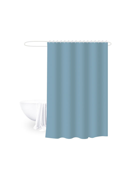 Tpster Shower Curtain Blue