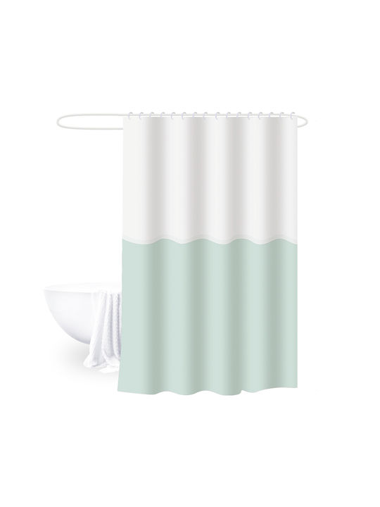 Tpster Shower Curtain Green