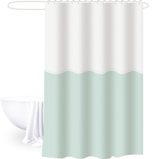 Tpster Shower Curtain 180x180cm Green