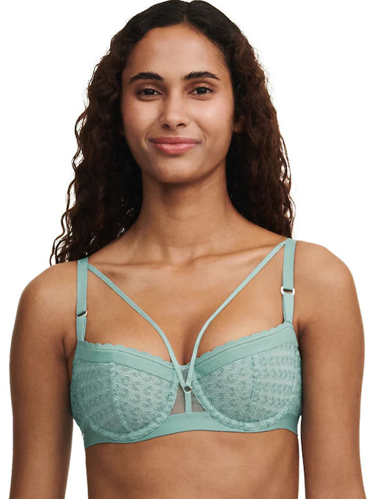 Balconette Push Up Balconette Bra Underwire Green