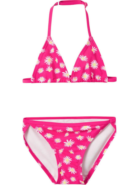 Name It Kids Swimwear Bikini Triangle Pink Yarr...