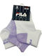 FILA Kinder Söckchen Invisible Lila 3 Paar