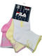 FILA Kindersocken Rosa 3 Paar