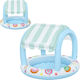 Bestway Piscină Rotundă Pentru Copii Din PVC Gonflabilă 34lt 104x84cm Albastră