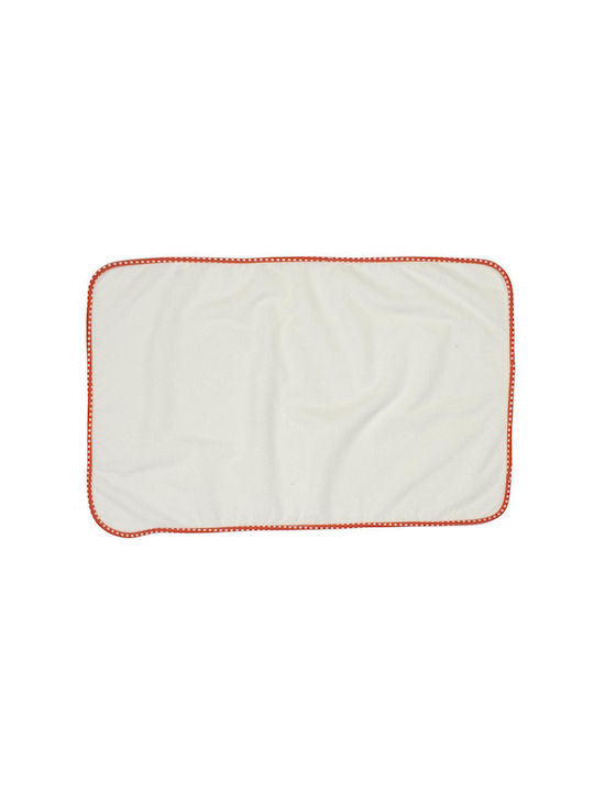 Dimcol Bebe Cotton Changing Pad White/Orange Wh...