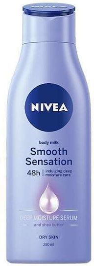 Nivea Smooth Milk Feuchtigkeitsspendendes Body Serum für Trockene Haut 250ml