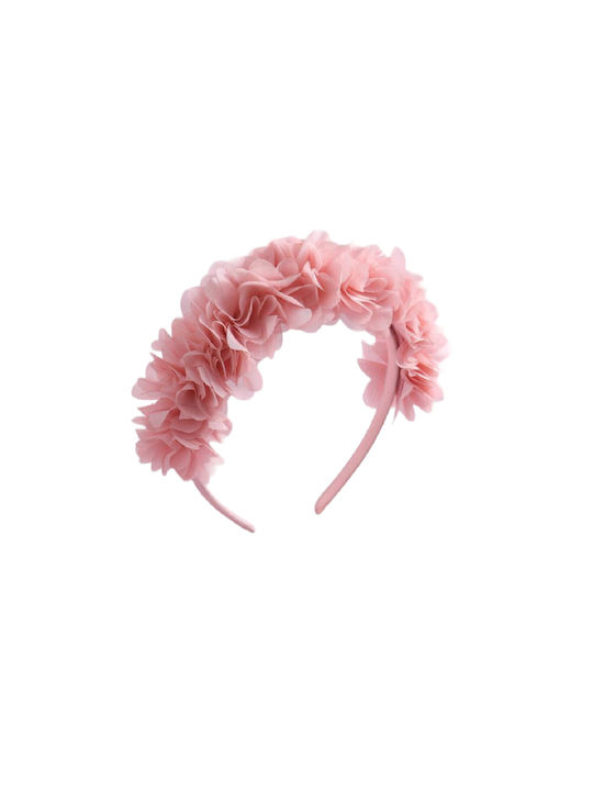 Elecool Kinder Haarband mit Blume Rosa 1Stück