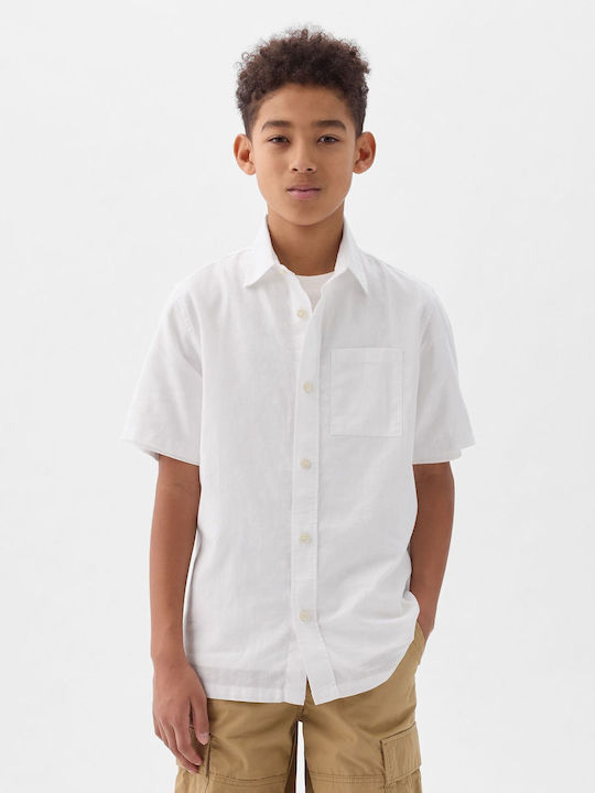 GAP Kids One Color Shirt White