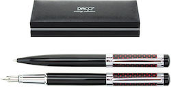 Daco Pen Set with Quill Black