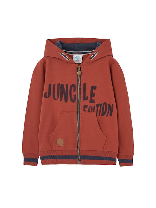 Boboli Kinder-Sweatjacke burgunderrot