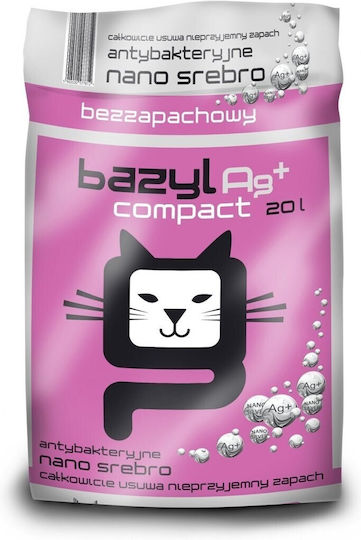 Bazyl Άμμος Γάτας Μπετονίτης χωρίς Άρωμα 18kg / 20lt