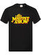 Fruit of the Loom The Muppet Show Logo T-shirt Μαύρο Βαμβακερό