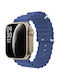 S9 Ultra Smartwatch mit Pulsmesser (Blau)