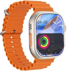 XO BK9 Ultra Smartwatch με Παλμογράφο (Πορτοκαλί)