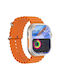 XO BK9 Ultra Smartwatch με Παλμογράφο (Πορτοκαλί)