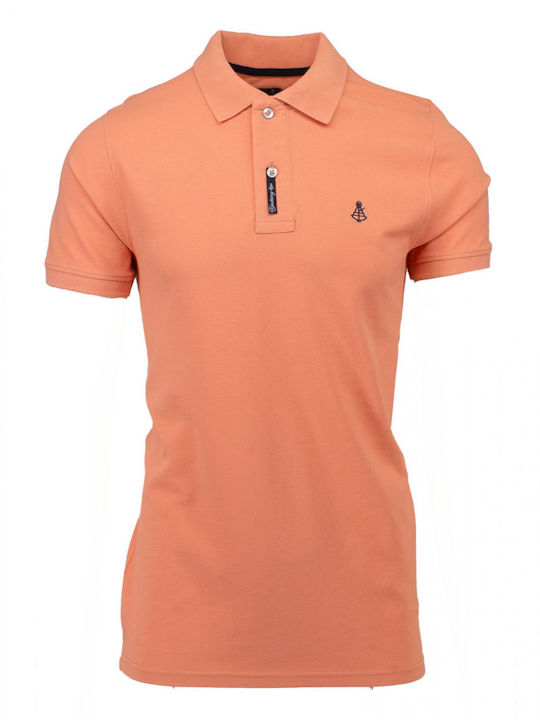 Explorer Polo Μπλούζα Κοντομάνικη Salmon