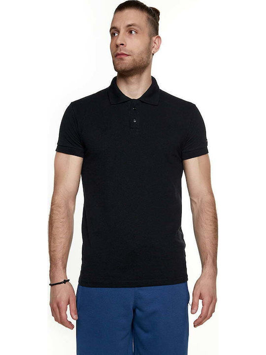 Bodymove Polo T-shirt Μαύρο