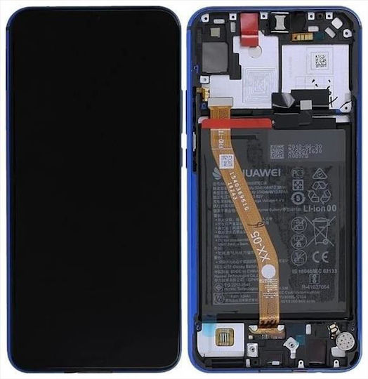 Οθόνη Display με Μηχανισμό Αφής και Πλαίσιο για Huawei P Smart (2019) (Μπλε)