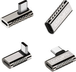 4Smarts 540464 USB-C male σε USB-C female 4τμχ 4Smarts 540464 USB-C male σε USB-C female 4τμχ