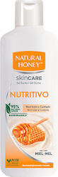 Gel de duș nutritiv cu miere naturală 650ml