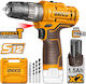 Ingco Percussive Drill Driver Battery 12V 2x1.5Ah