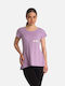 Paco Damen Regular Fit T-Shirt 2432037 Flieder