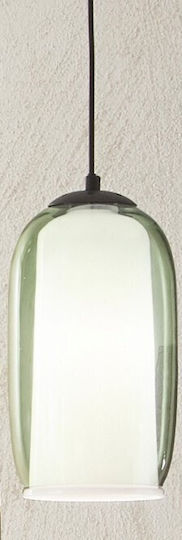 Ondaluce Bonnie Pendant Light Green with Socket E27 16cm