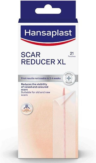 Hansaplast Scar Reducer XL Patch Tampoane de Regenerare pentru Cicatrici pentru Cicatrici 21 Bucăți
