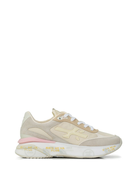 Premiata Moerund Γυναικεία Sneakers Μπεζ