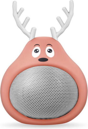 Forever ABS-100 Bluetooth Speaker 3W with Battery Life up to 6 hours Frosty the Deer Orange