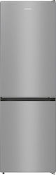 Gorenje Хладилник с фризер 300лт Inox NRKE62XL