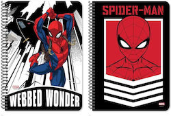 Spiderman Spiral Ruled A4 Notebooks 60 Paper Sheets 8 Pieces