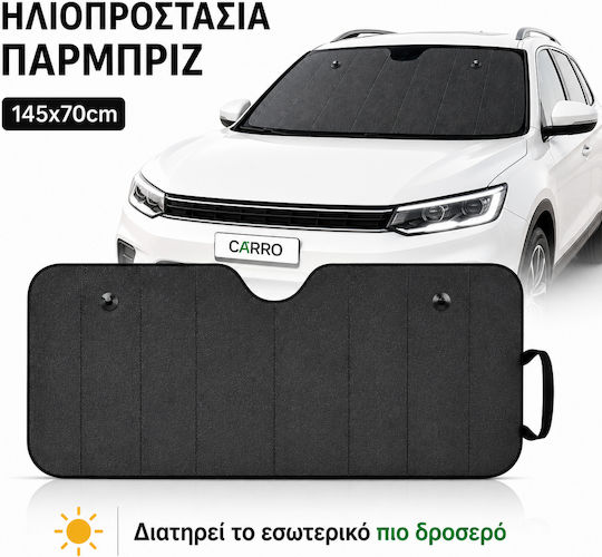 Carro Parasolar Parbriz Auto Exterior cu Ventuză 144x69cm