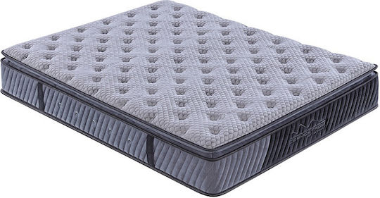 Cosmostrom Lusso Grey Single Ergonomic Mattress 100x200x30cm with Independent Springs