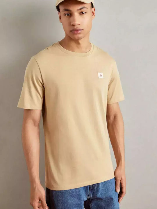 Scotch & Soda Men's Short Sleeve T-shirt Beige