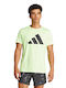 Adidas Ανδρικό Αθλητικό T-shirt Κοντομάνικο Λαχανί