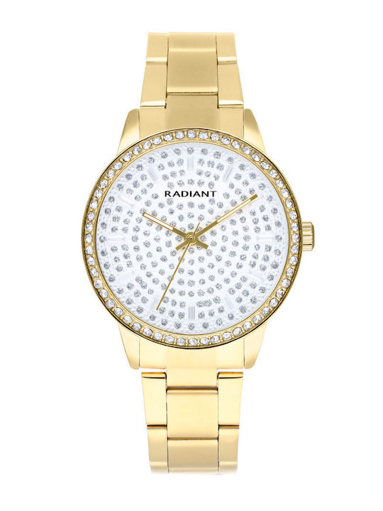 Radiant Women's Watch with Gold / Gold Metal Br...