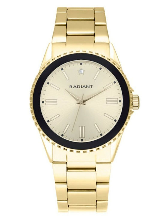 Radiant Γυναικείο Ρολόι 38mm Μπαταρίας με Χρυσό...