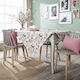 Teoran Easter Tablecloth Polyester 90x90cm
