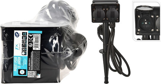 Koopman Power Socket Black 1pcs