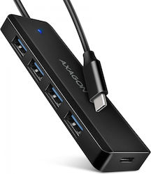 Axagon Ηuε-c1c Hub USB 5 Porturi (USB-C) AXA.PAR.0038 Axagon Ηuε-c1c Hub USB 5 Porturi (USB-C) AXA.PAR.0038