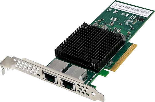 Powertech Ενσύρματη Κάρτα Δικτύου Gigabit (10Gbps) Ethernet PCI-e