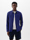 GAP Men's Shirt Long Sleeve Linen Deep Cobalt